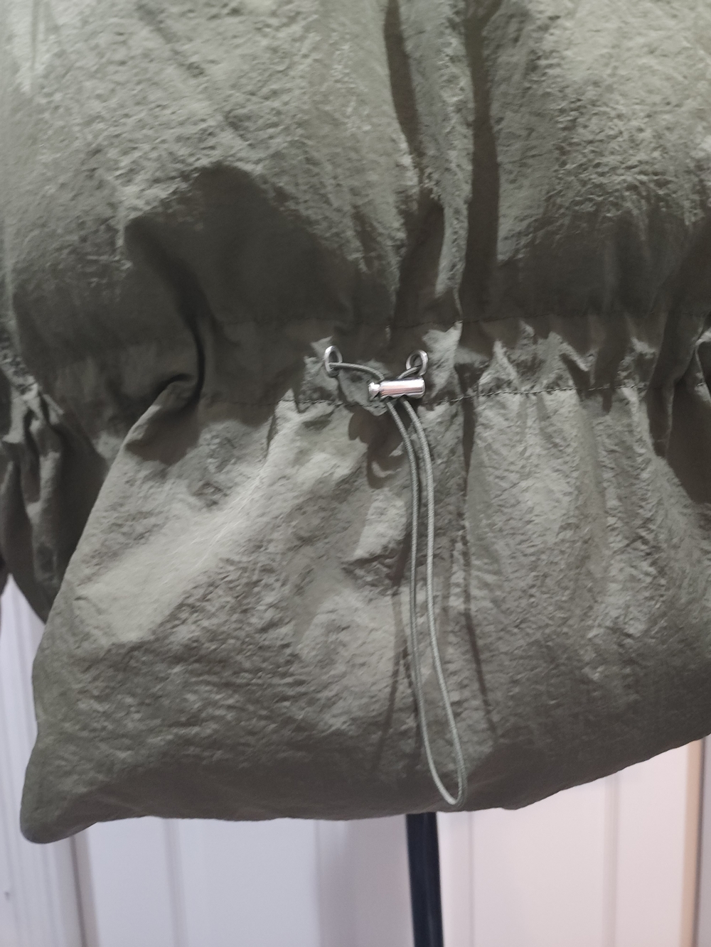 Free People Olive Green Oversized Puffer Jacket - Picture 8 of 12